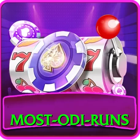 most odi runs App Master v1.4.0 - 2