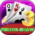 prithvi shaw Gaming Prime