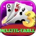 roulette table Deluxe Slots